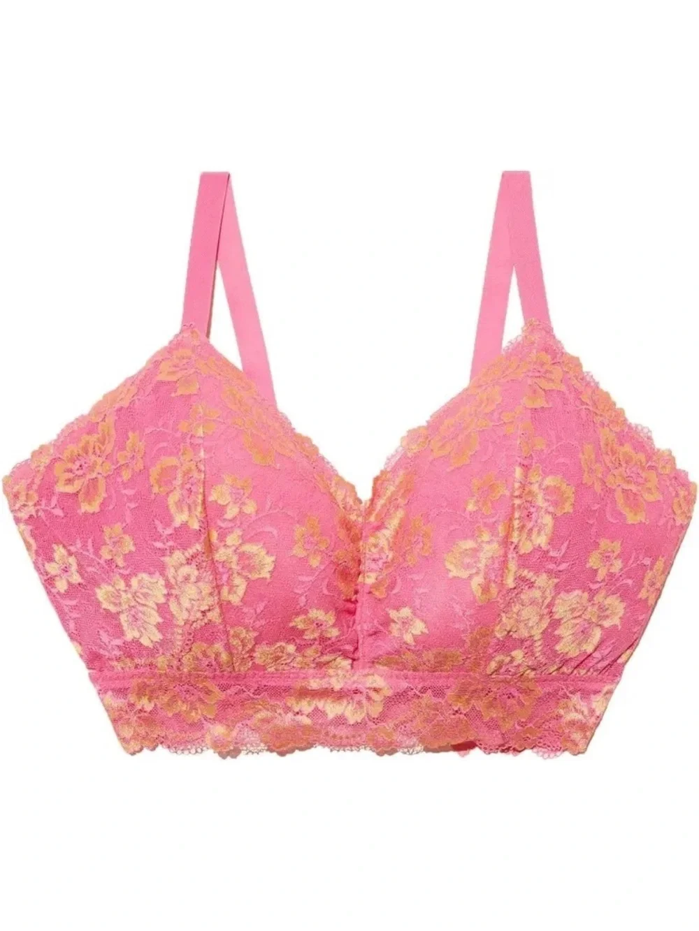 Cosabella Savona Curvy Longline Bra Rani Pink/Gold Size XL
